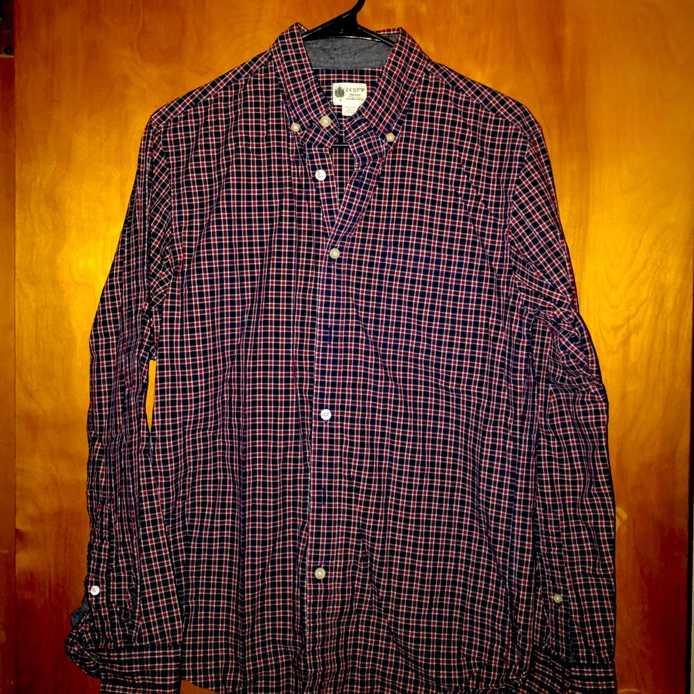 J CREW—Plaid Button Down Shirt✨